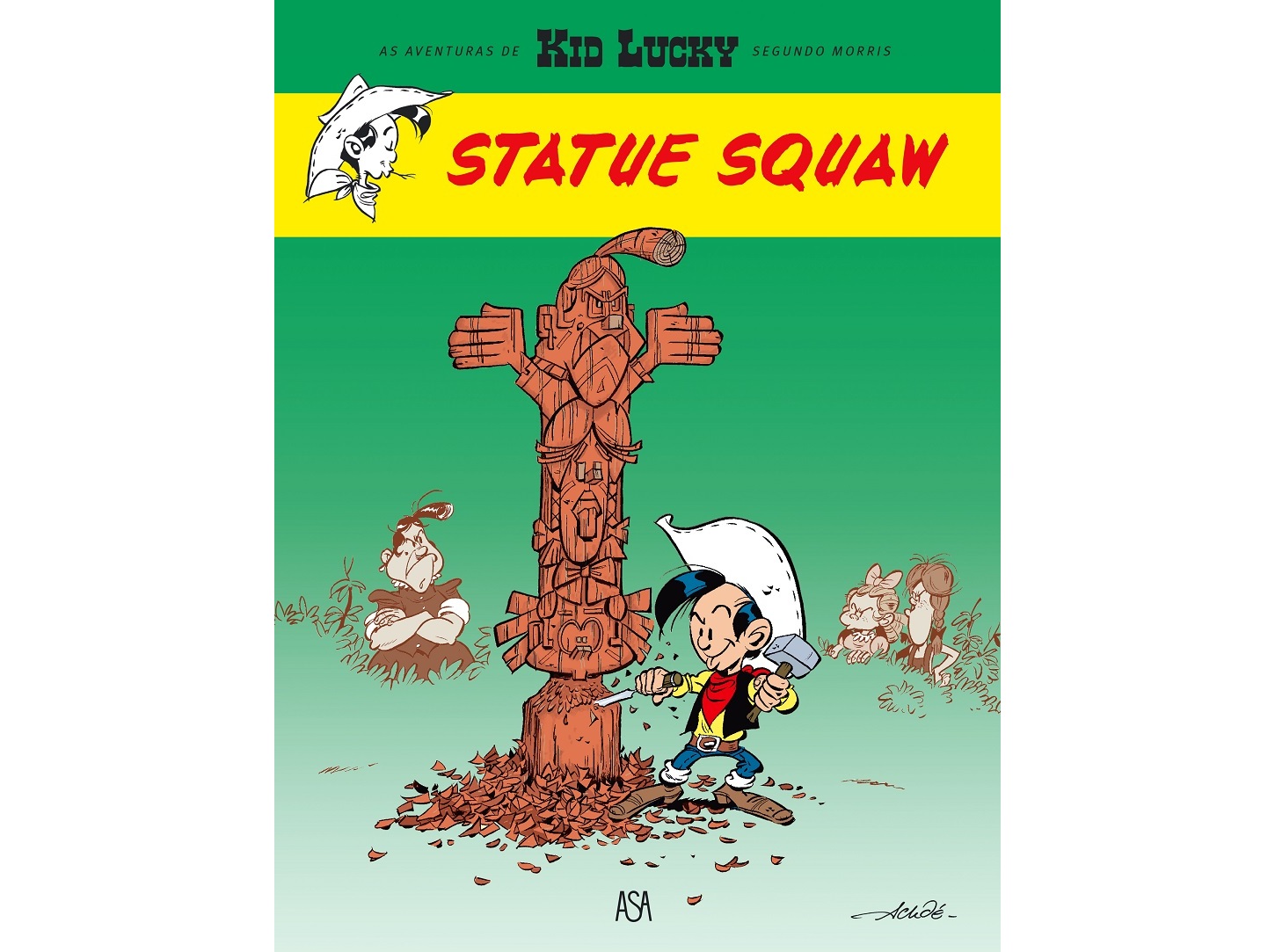 KID LUCKY - STATUE SQUAW