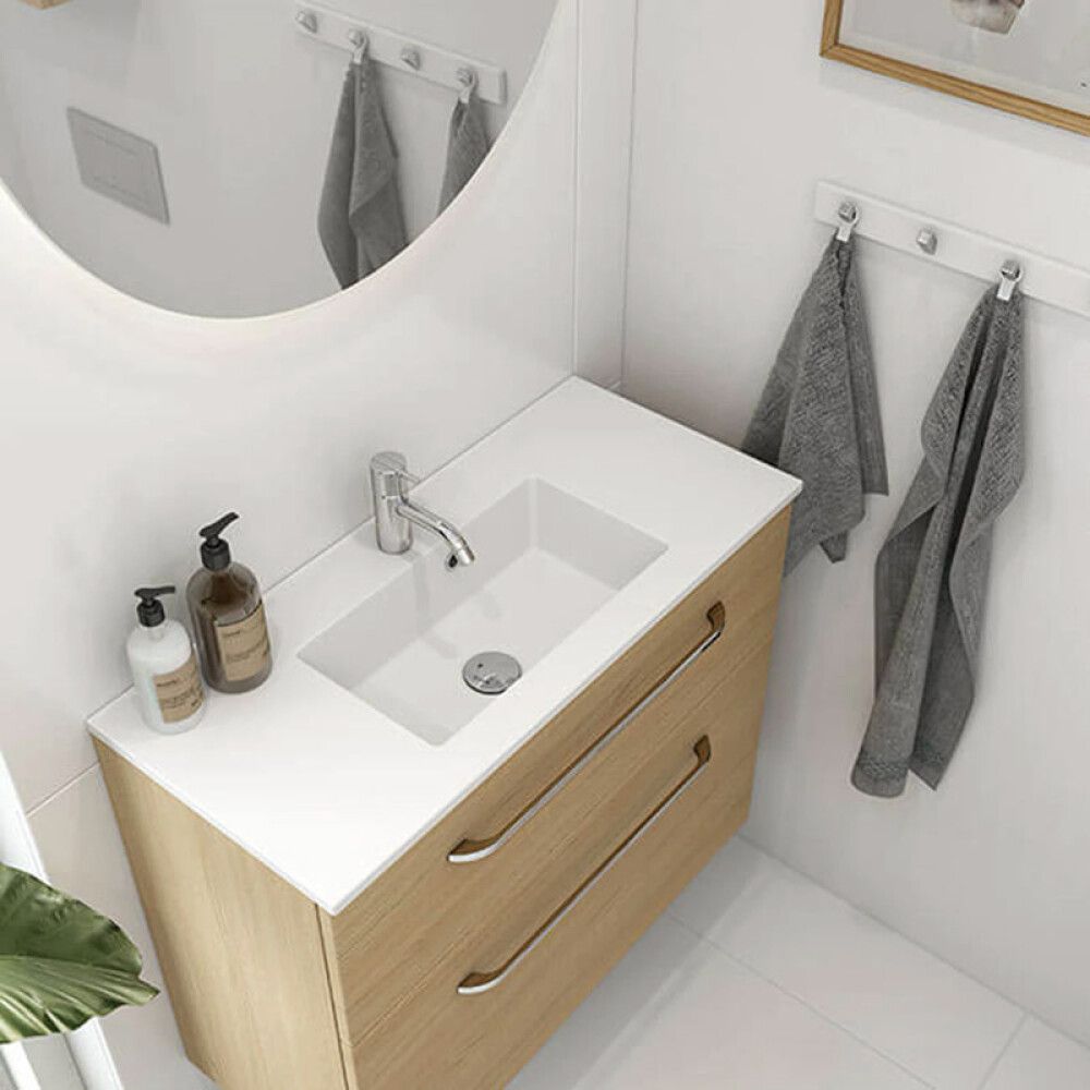 SPEIL RUND SCANBAD DELTA MED BELYSNING Ø60CM