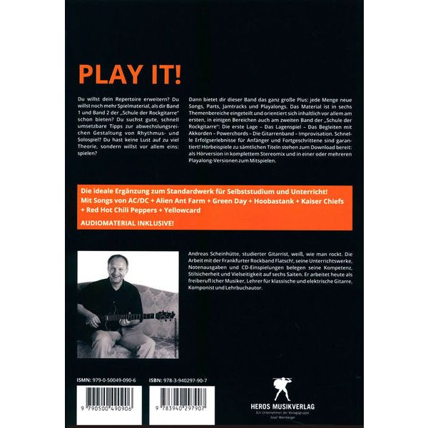 Weinberger Musikverlag Schule der Rockgitarre Plus