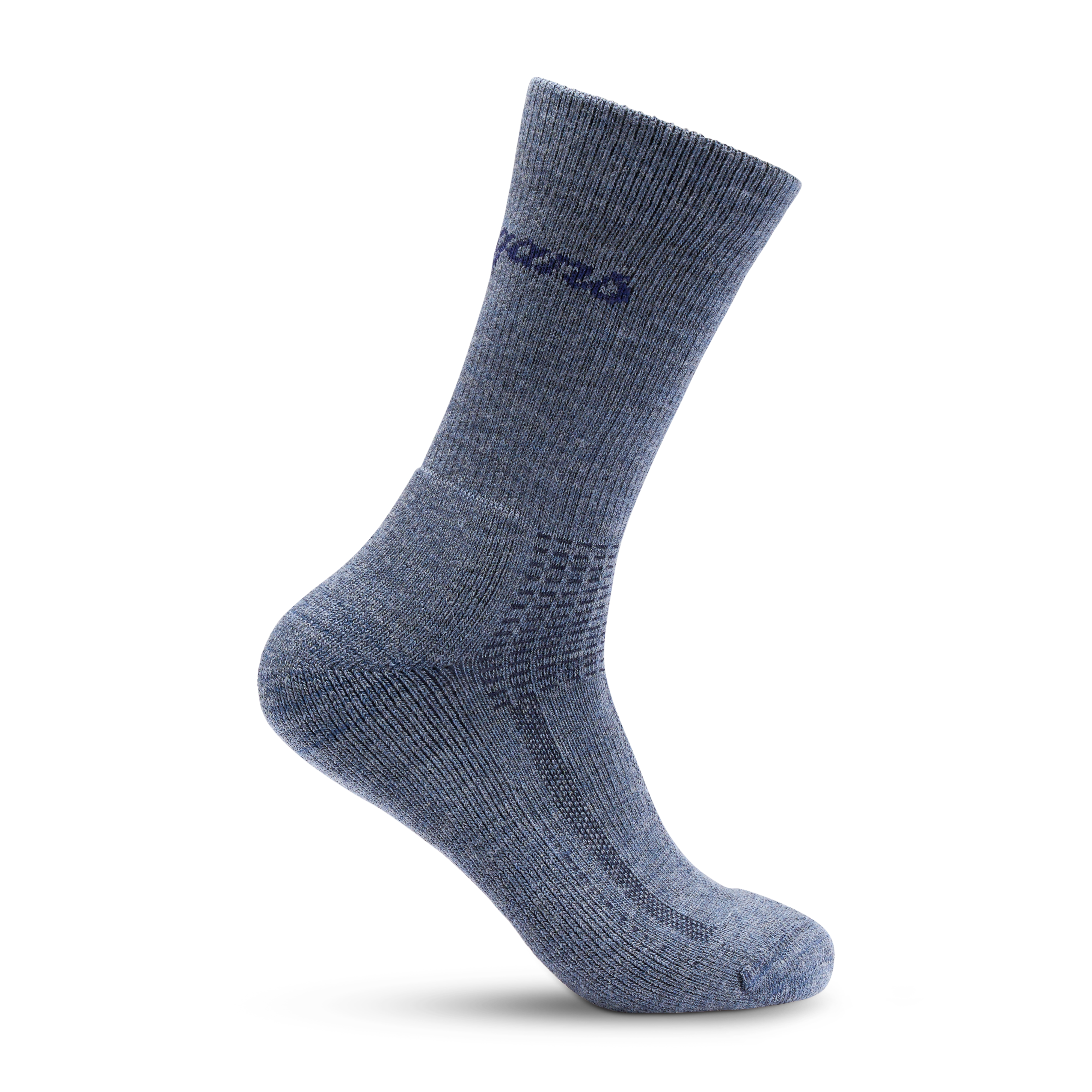 Allround Mid Merino Cushioned Sock Granite Blue / Navy Blue