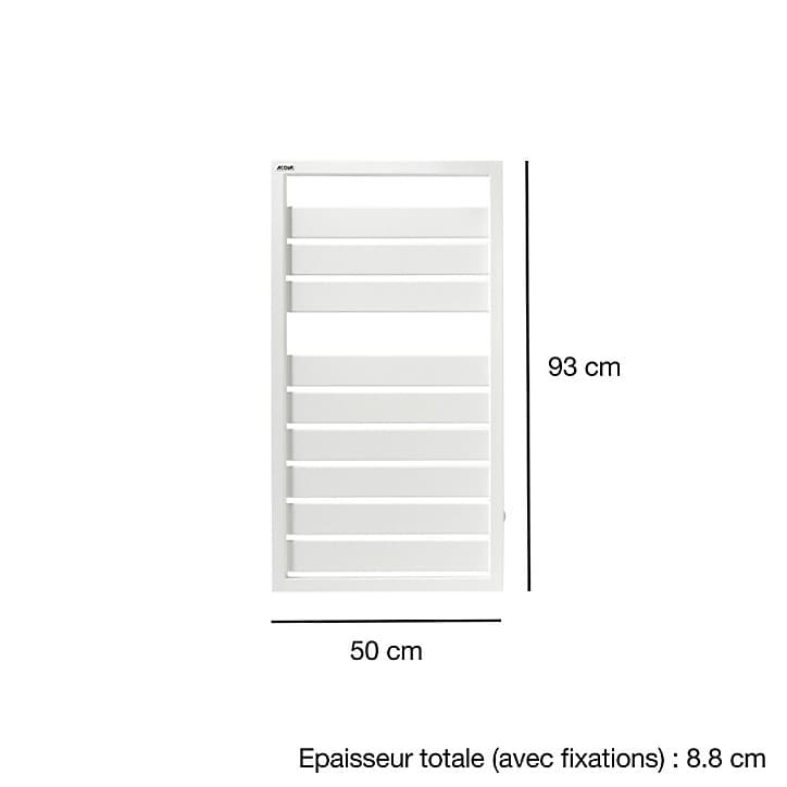 Radiateur sèche-serviettes eau chaude Acova Astrakan grey aluminium 432W