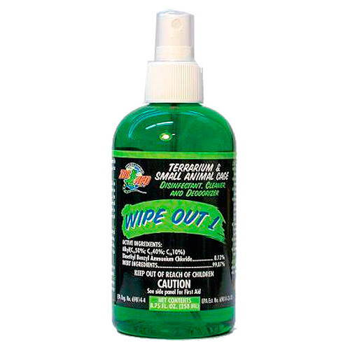 Desinfetante Zoo Med Wipe Out para terrários