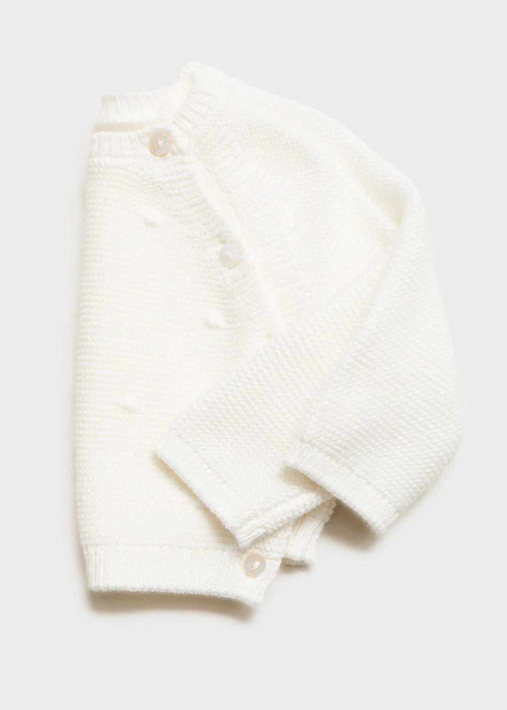 Mango Kids gebreide trui wit