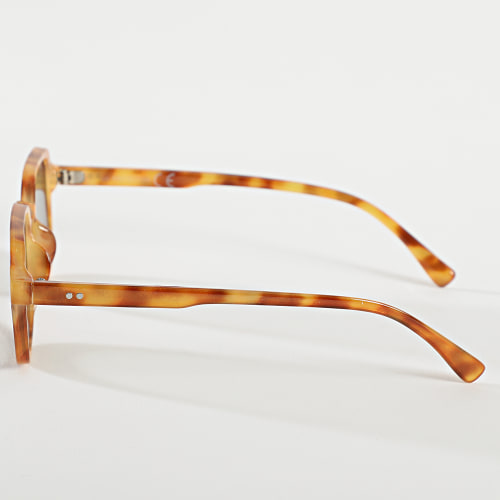 Lunettes De Soleil Fauve Vert Dégradé