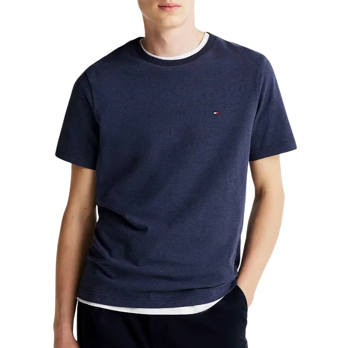 Tommy Hilfiger Essential Heathered Crew Neck Shirt Heren