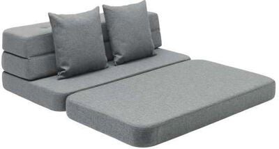 by KlipKlap 3 Fold Sofa XL, Blue Grey