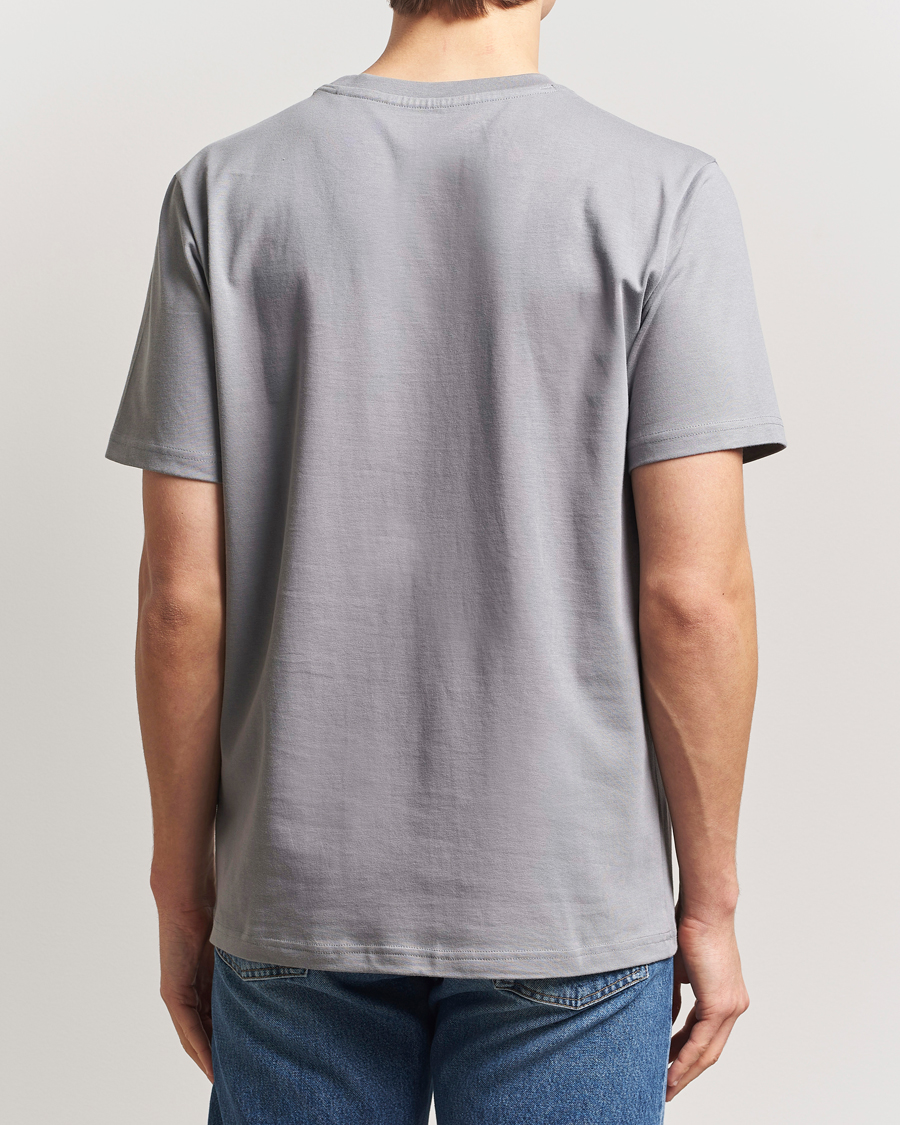 KnowledgeCotton Apparel Loake Badge T-Shirt Grey
