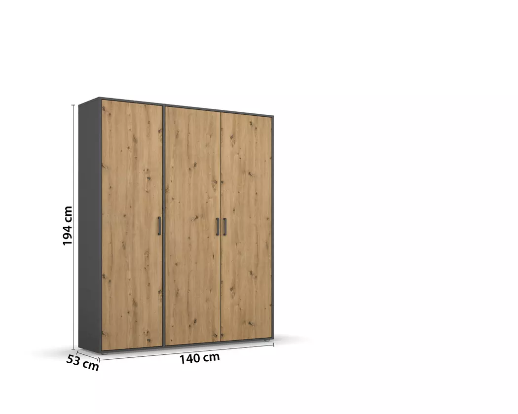 Kleiderschrank Voyager 140 x 194 cm