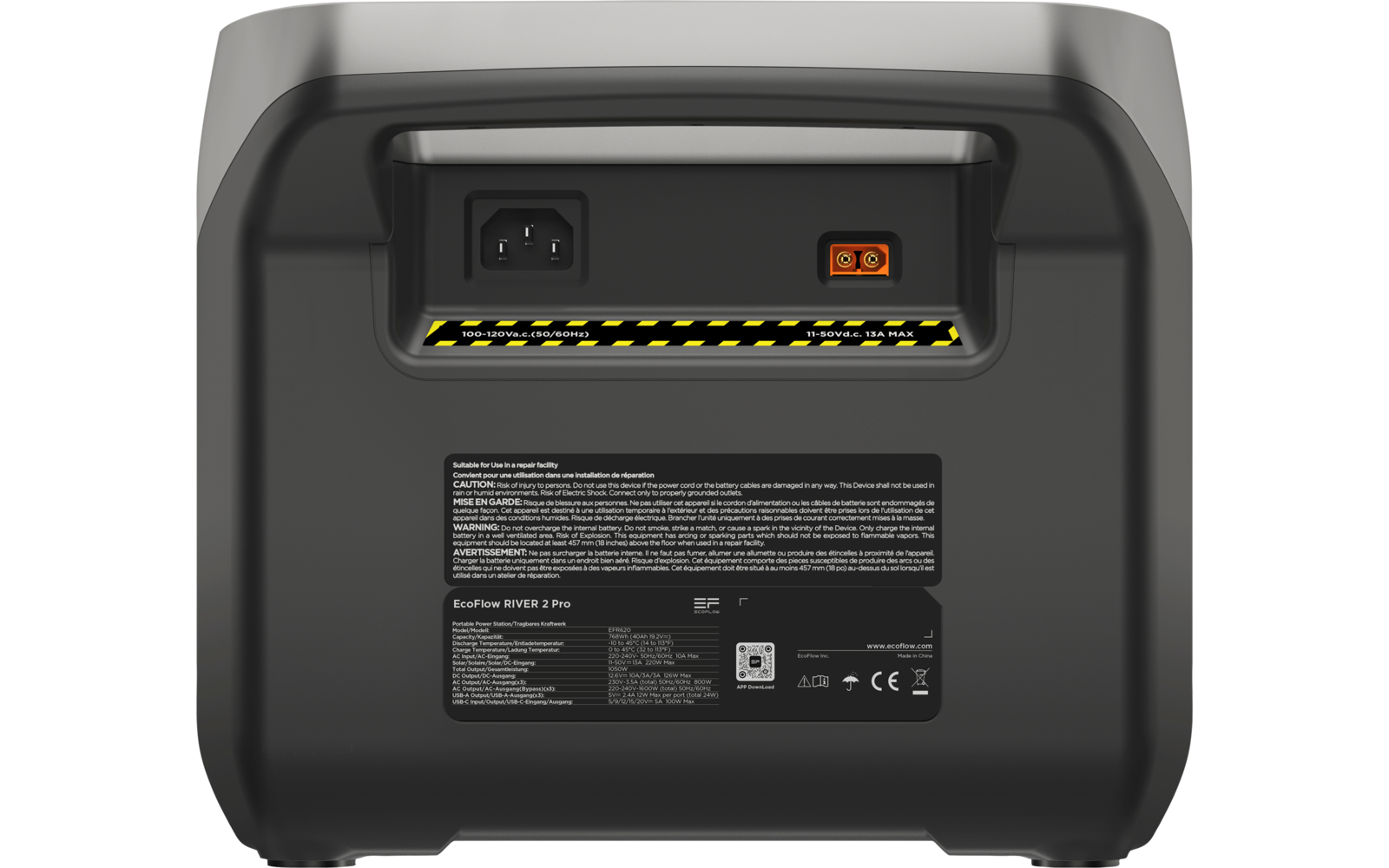 EcoFlow River 2 Pro Tragbare Powerstation 768 Wh 800 W