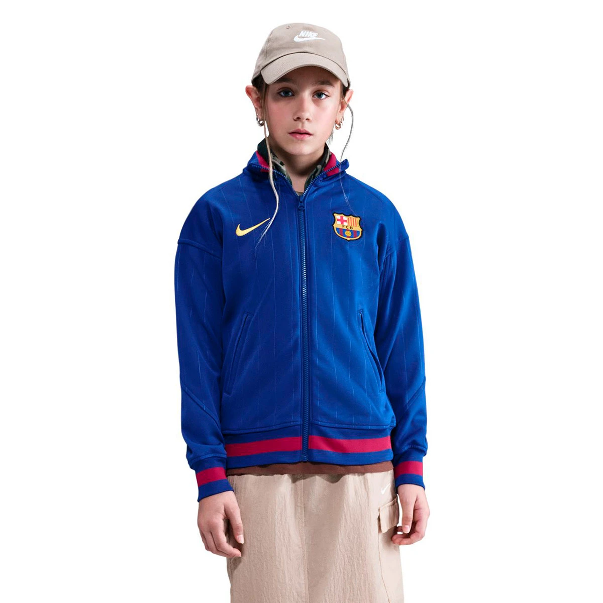 Casaco Nike FC Barcelona Pre-Match 2025-2026 Criança