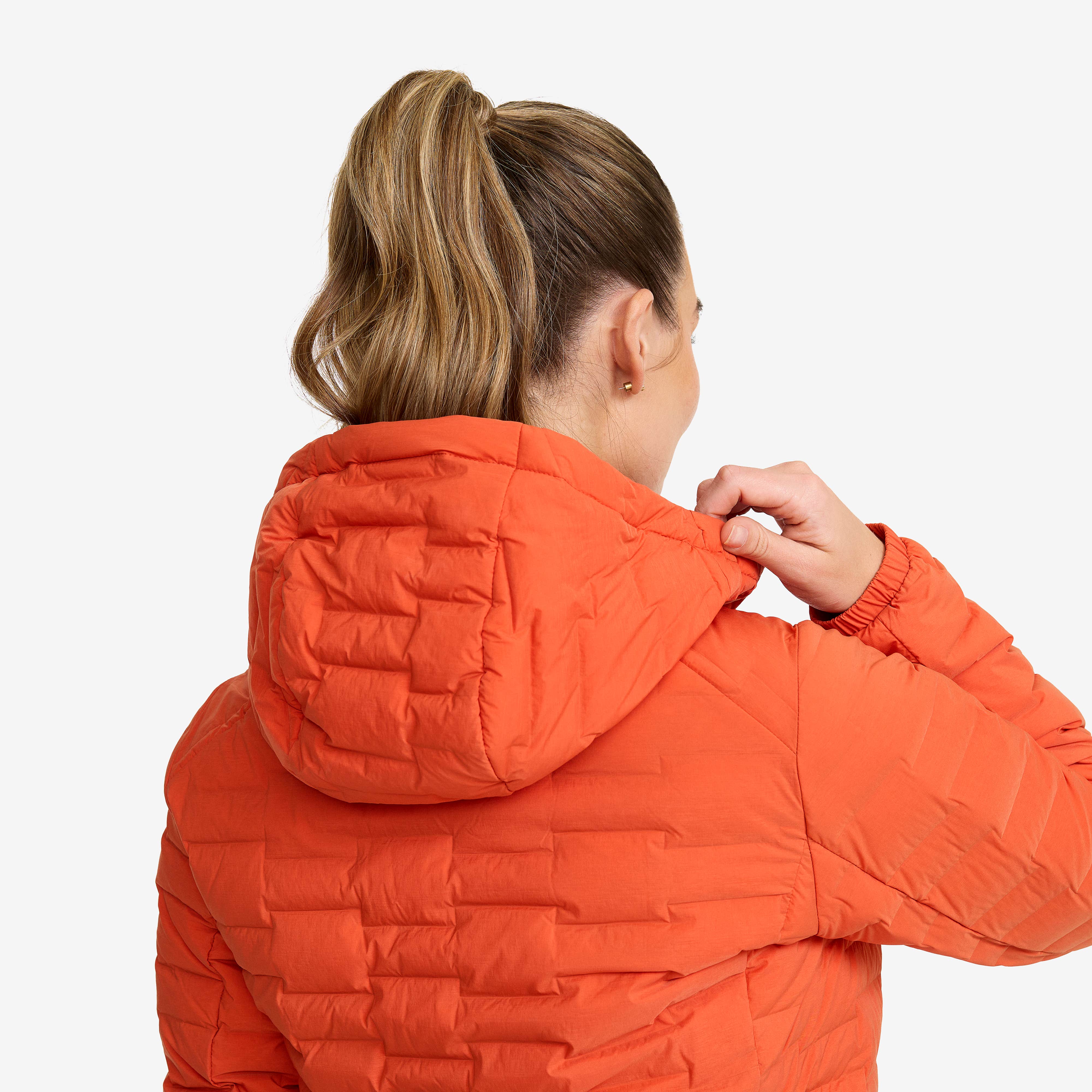 Flex Stretch Down Jacket Dame Mecca Orange