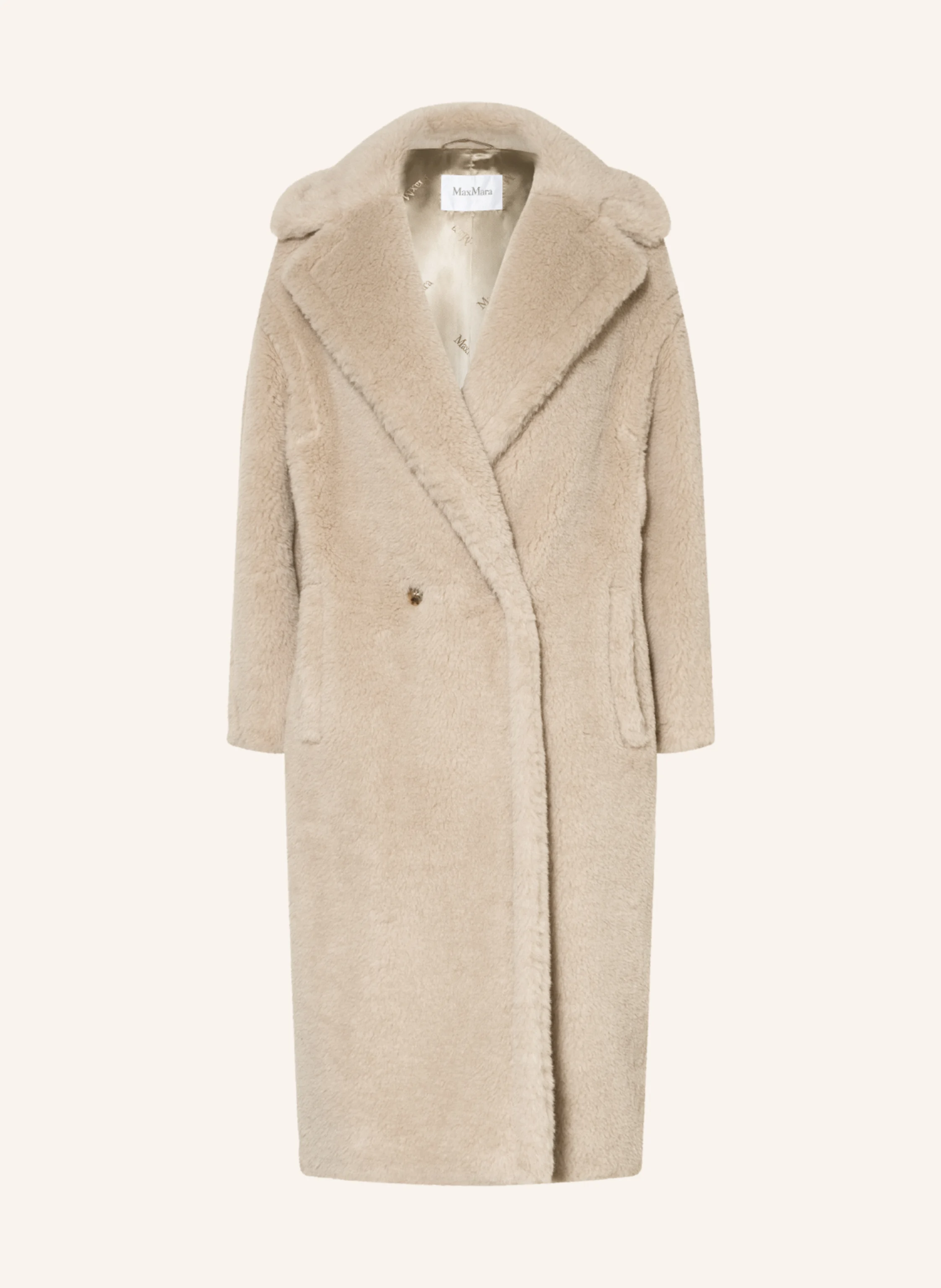 Max Mara Teddyfell-Mantel TEDGIRL mit Alpaka