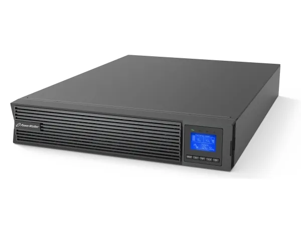 PowerWalker VFI 3000 ICR IoT - UPS (stativ-monterbar / ekstern) - 3000 Watt - 3000 VA - 9 At - RS-232, USB, Ethernet - output-stikforbindelser: 9