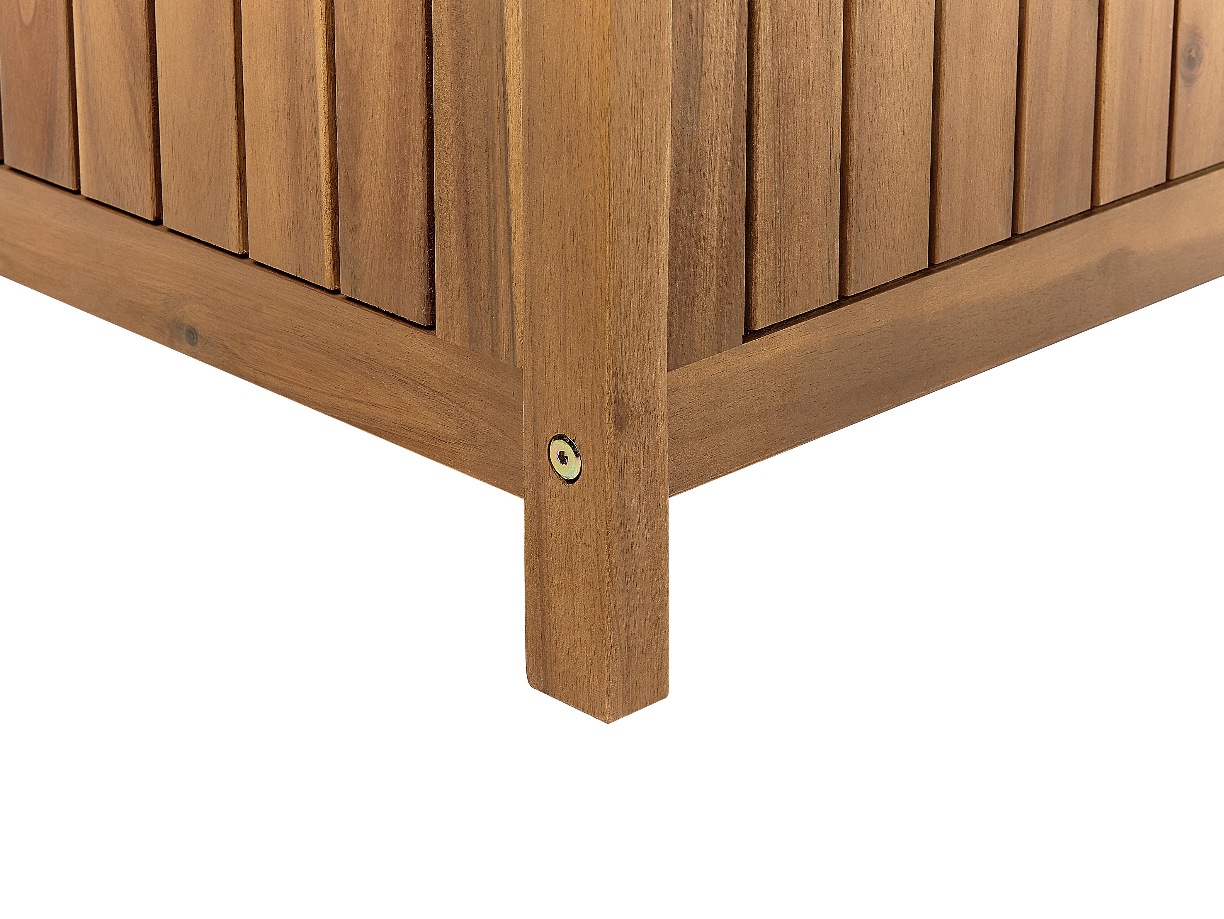 Tuinbank SOVANA 160 cm met opbergruimte Acaciahout Bruin