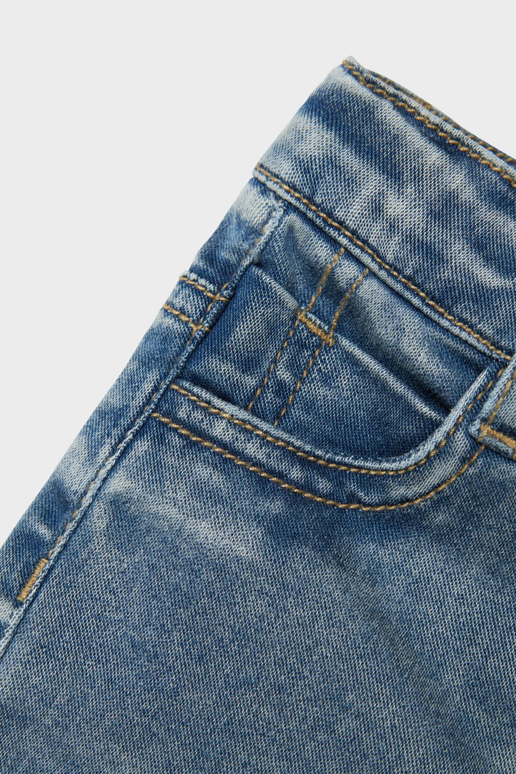 NAME IT waist regular fit jeans light blue denim