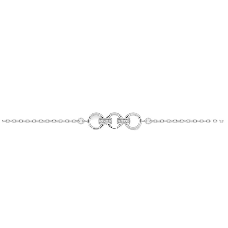 Bracelet Femme - Argent 925 - Longueur : 18 cm