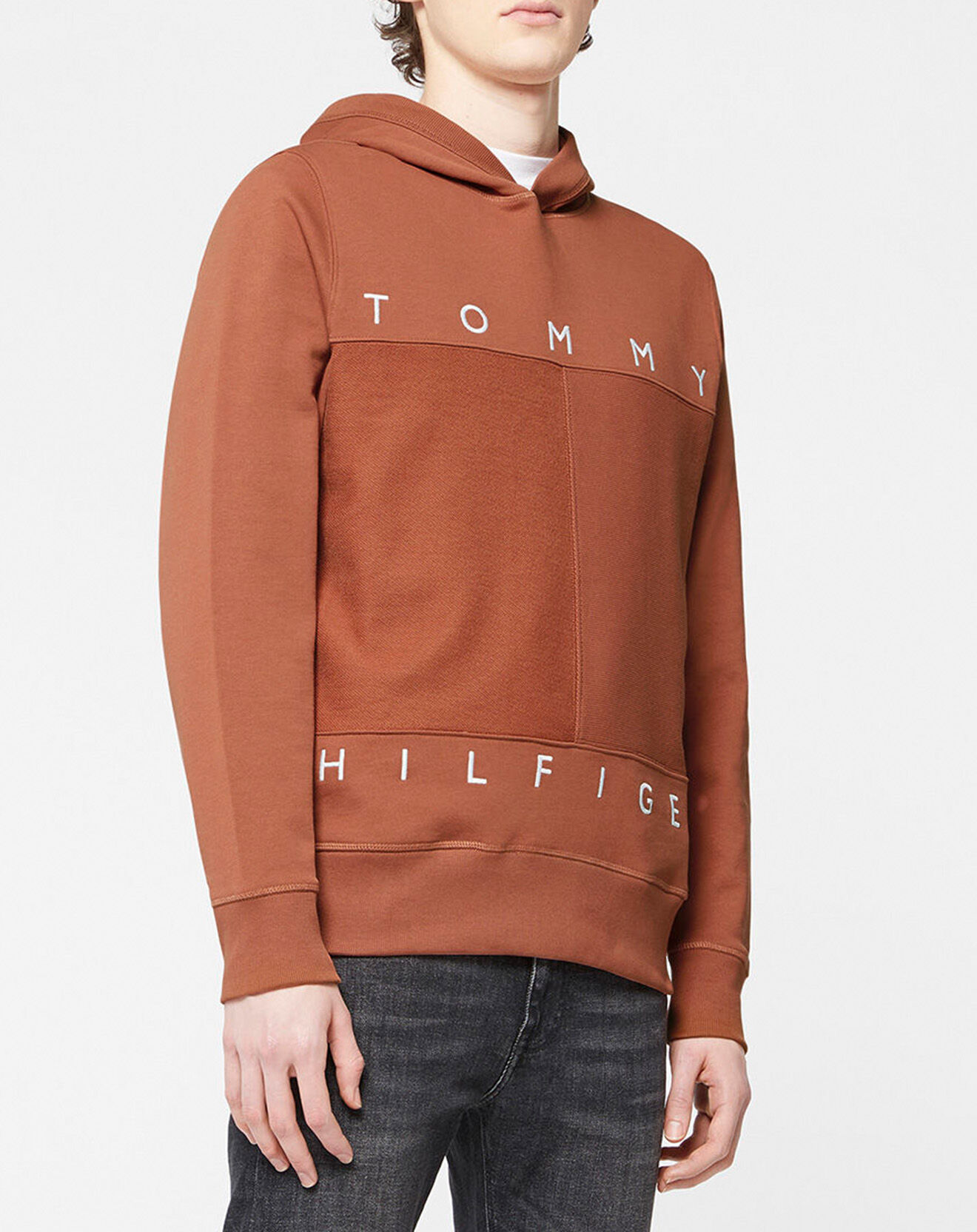 Tommy Hilfiger Sweat à capuche Large Flag bois de rose