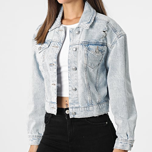 Veste Jean Femme Malibu Life Bleu Wash