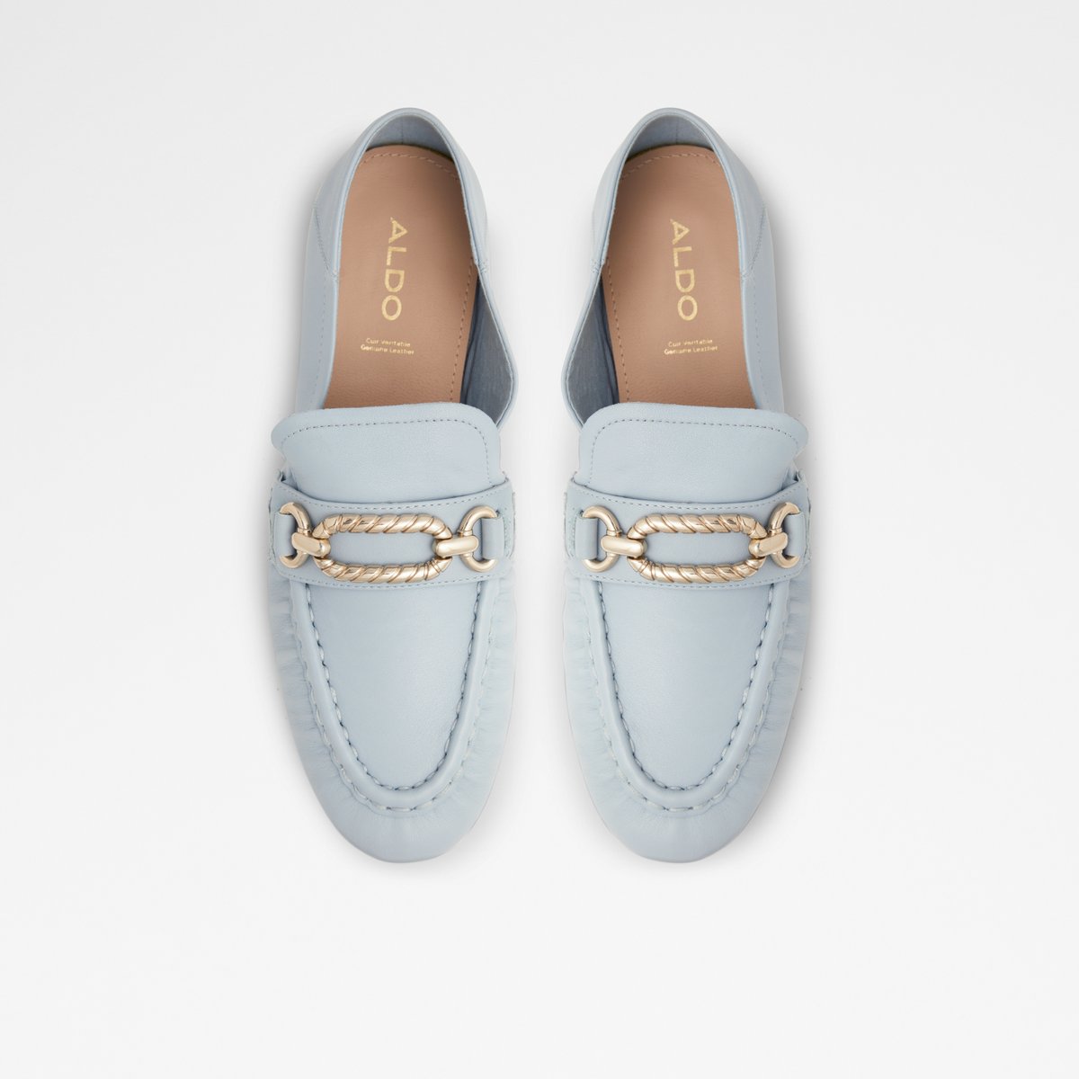 Hellen Light Blue Women Loafers & Oxfords
