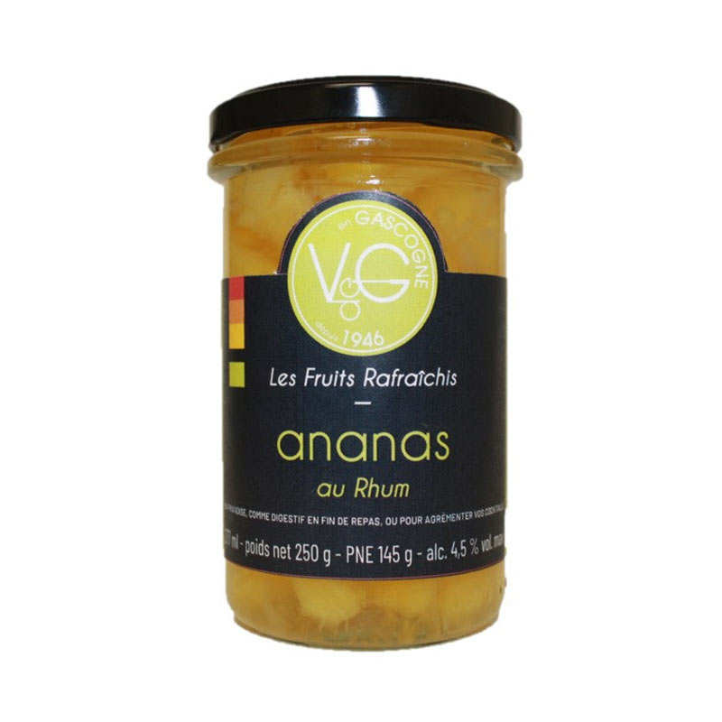 Mini ananas rafraîchis au Rhum