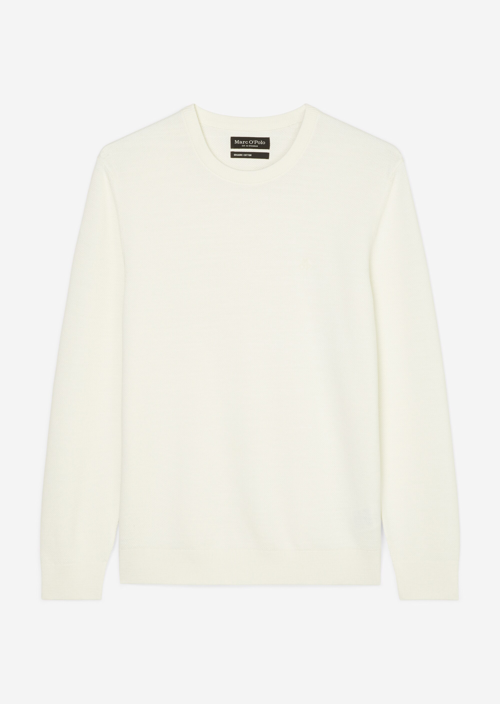 Pullover regular mit feiner Piqué-Struktur