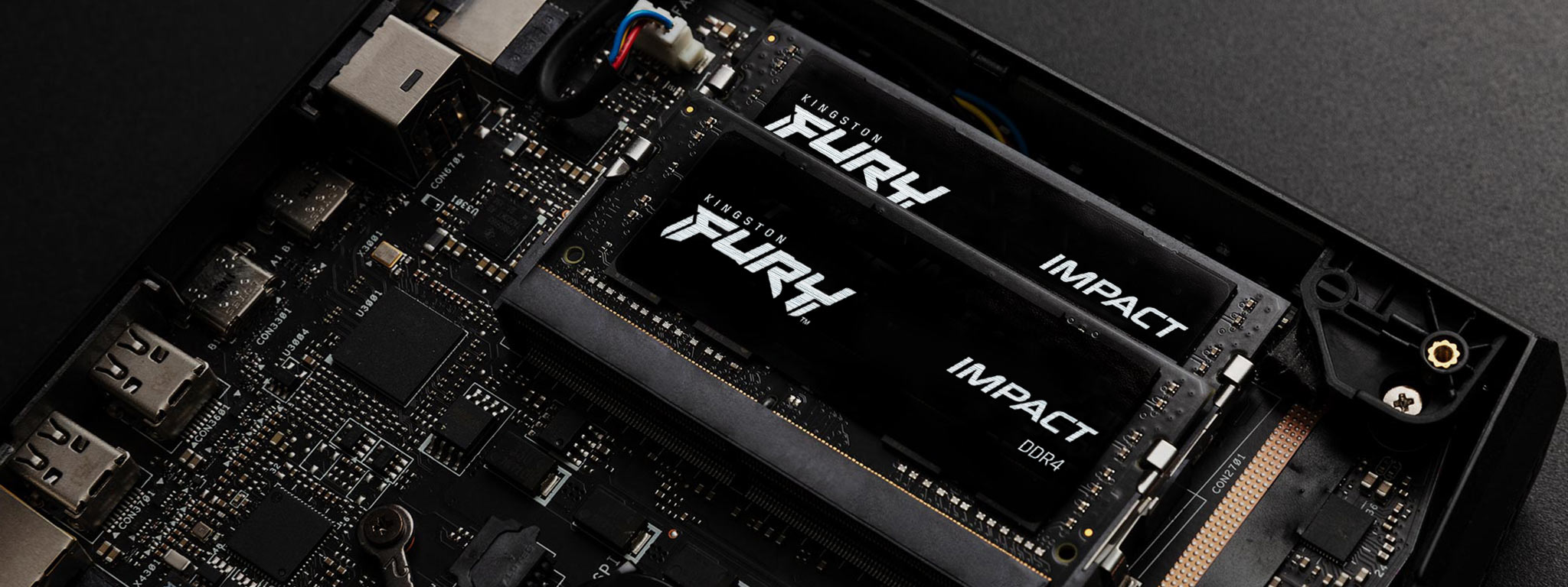 Kingston Fury Impact - 1x8 Go - DDR4 3200 MHz - CL20 Noir