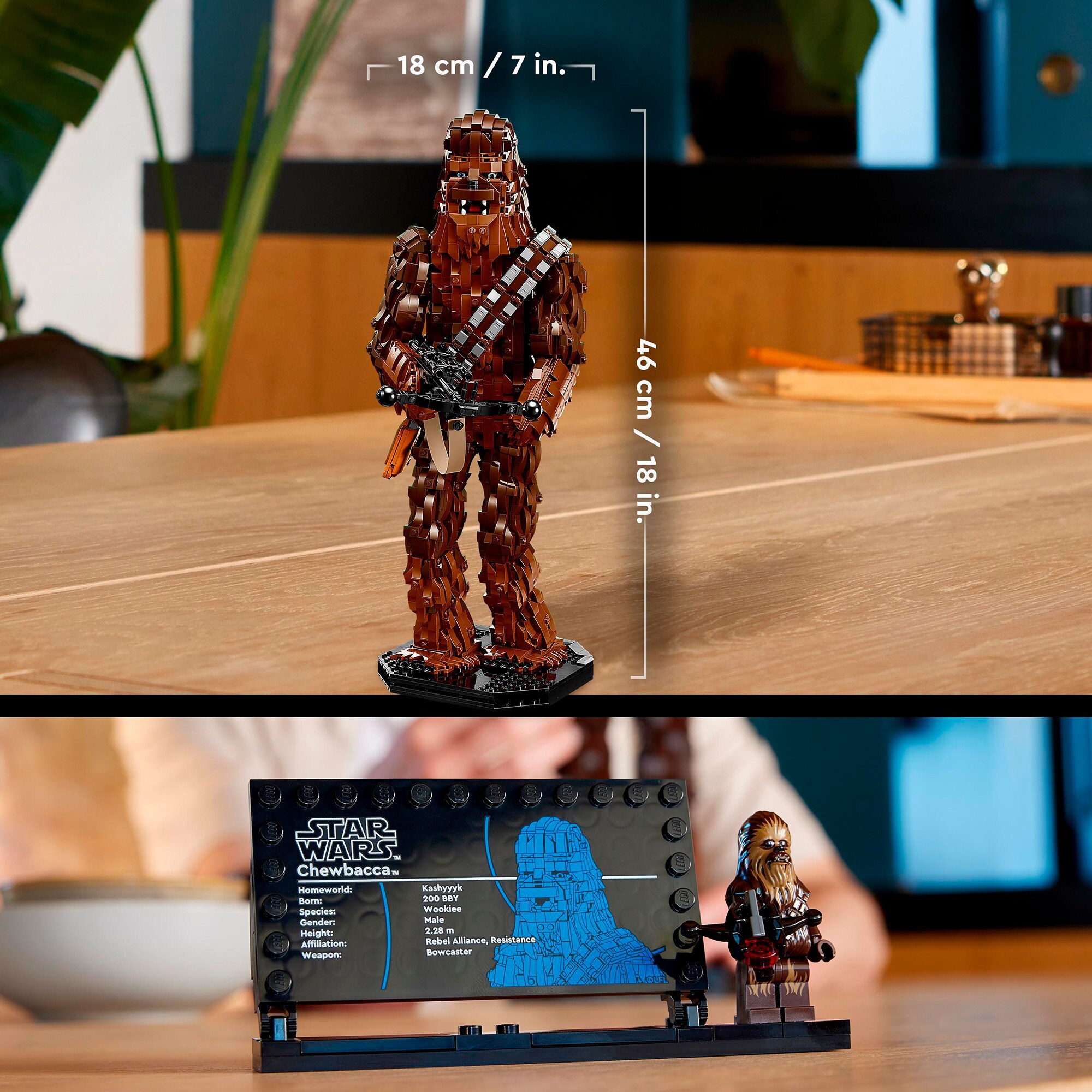 LEGO Konstruktionsspielzeug Star Wars Chewbacca
