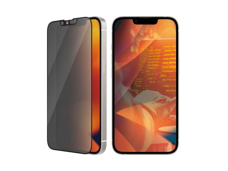Panzerglass Displayschutz Ultra Wide Fit Privacy iPhone 13/ Display-Schutzfolie mit Applicator für das Apple iPhone 14/iPhone 13/iPhone 13 Pro