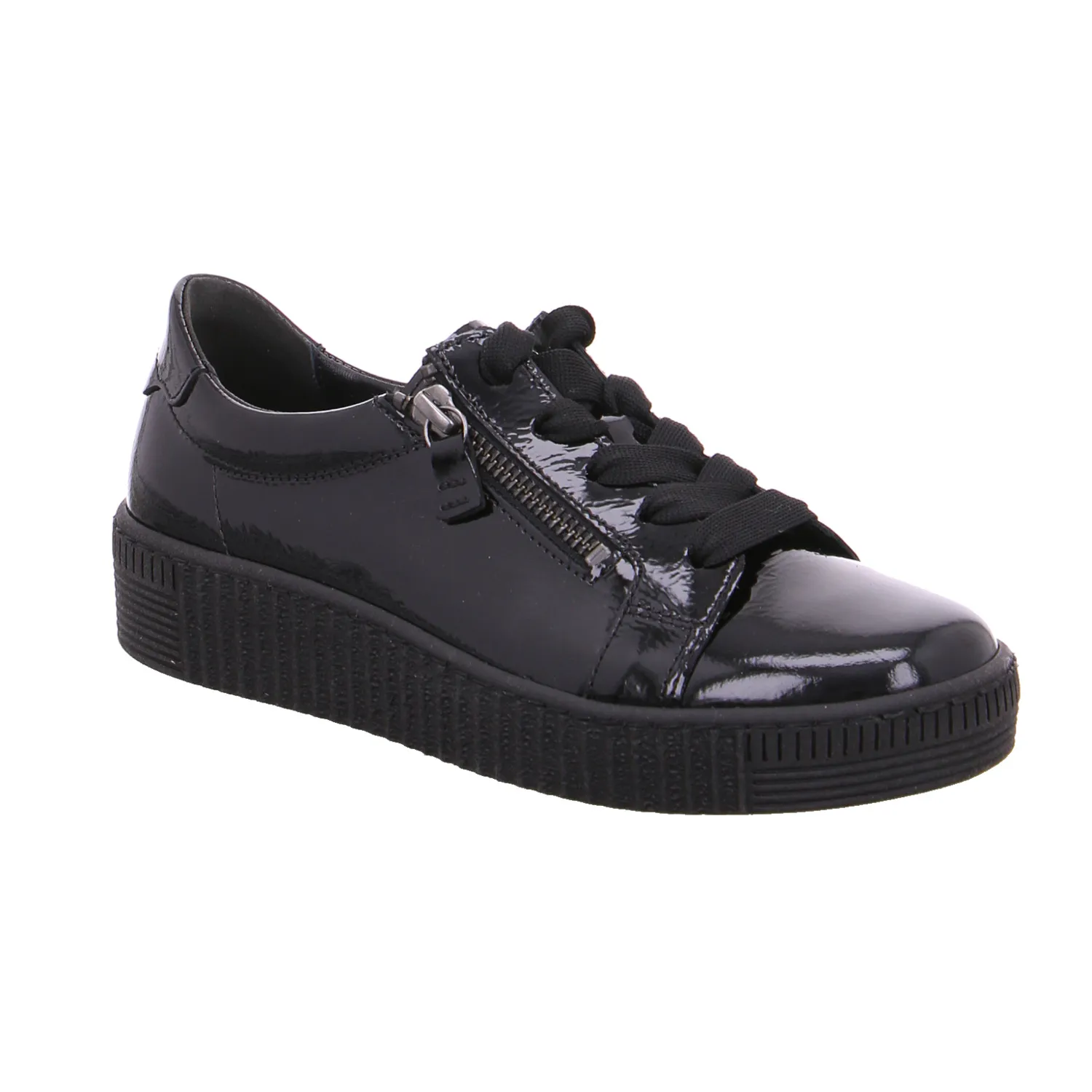 GABOR Sneaker Schwarz Leder