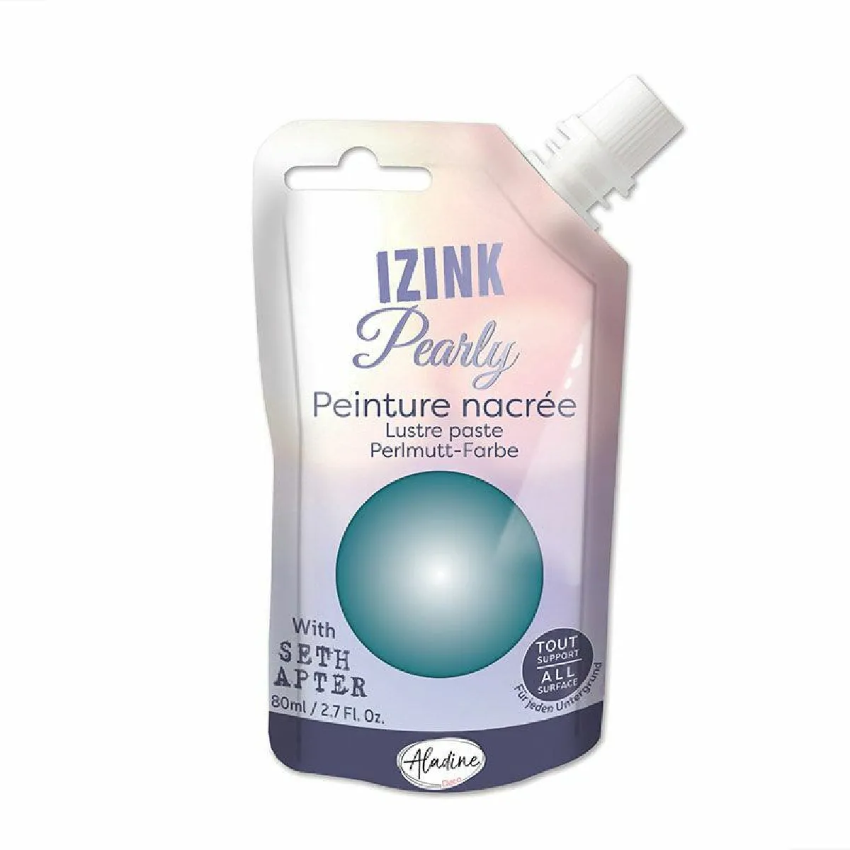 AladinE Peinture Nacrée Izink Pearly - Turquoise