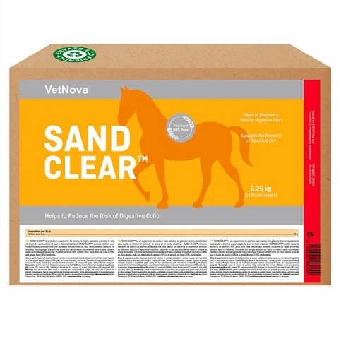 Suplemento Vetnova Sand Clear para cavalos