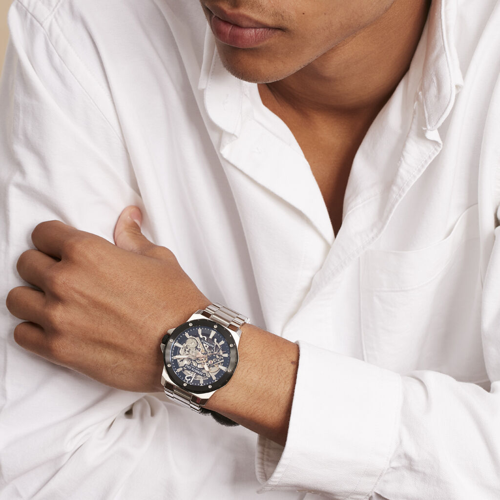 Montre Kenneth Cole Automatic Bicolore Blanc / Noir
