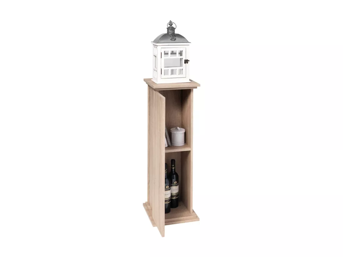 Table d'appoint avec porte 88,5 cm Chêne