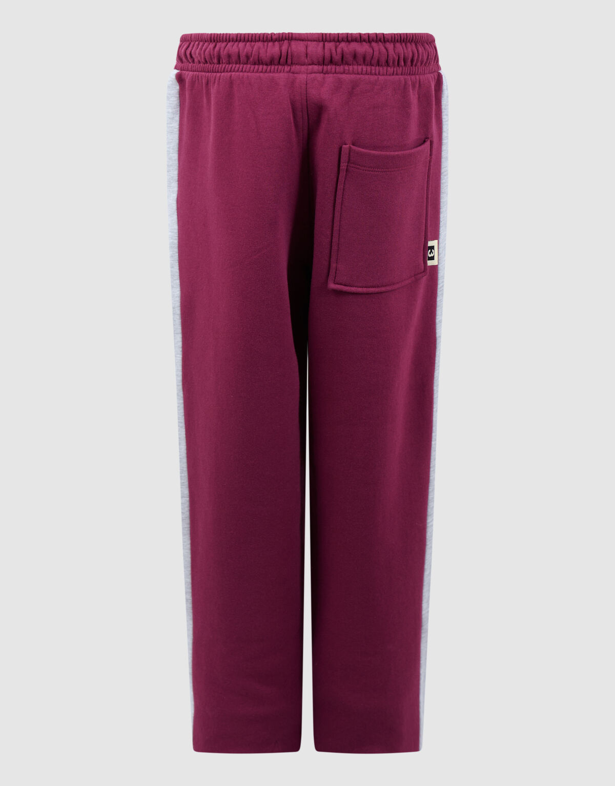 Relaxed Fit Sporty Broek Donkerrood