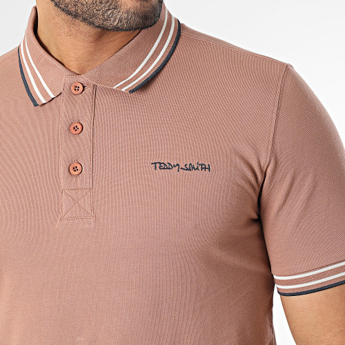 Polo Manches Courtes Pasian Marron