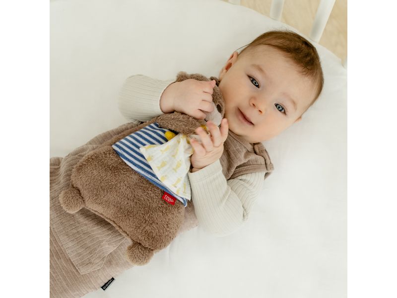 fehn Wärme-Stofftier Otter Kuscheltier mit entnehmbarem Wärmesäckchen im Otter Design