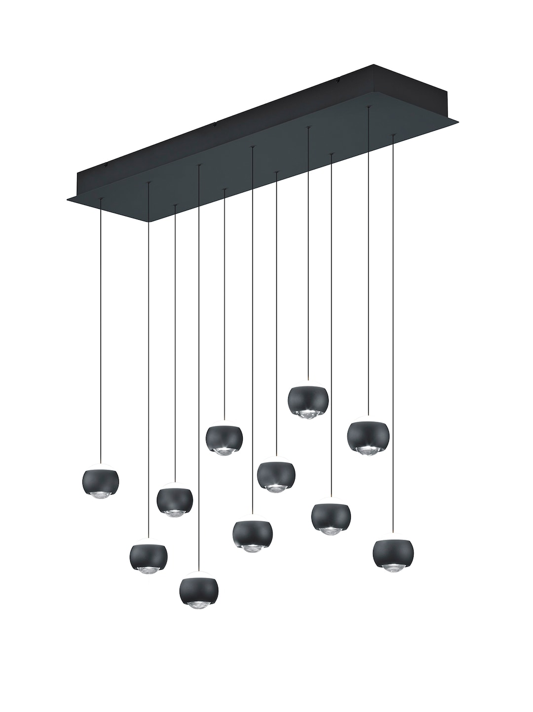 Musterring LED Balkenpendel MR CANNON 11-flg schwarz