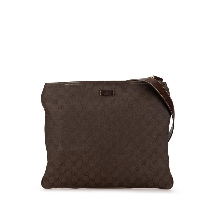 Gucci Vintage Gucci Crossbody Bag Brown