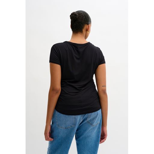 My Essential Wardrobe 16 The Modal Tee T-shirt, Sort, S