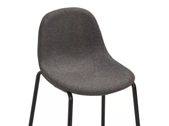 Ensemble de bar 5 pcs Tissu Gris foncé