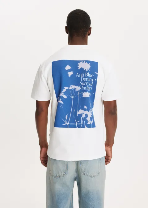 T-shirt met print surreal wit (WIT)