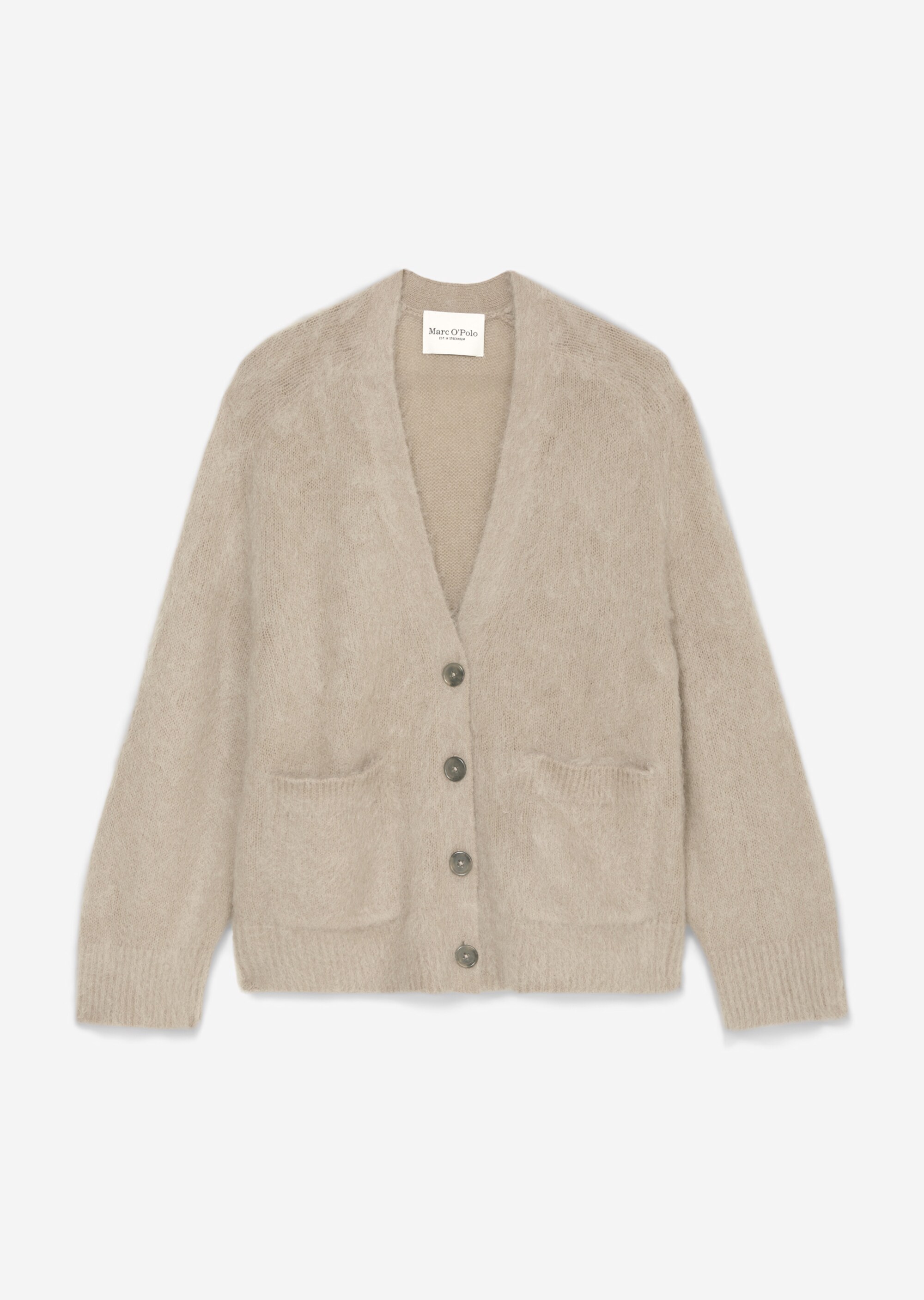 Kuscheliger Flausch-Cardigan oversized aus Mohair-Wolle-Mix