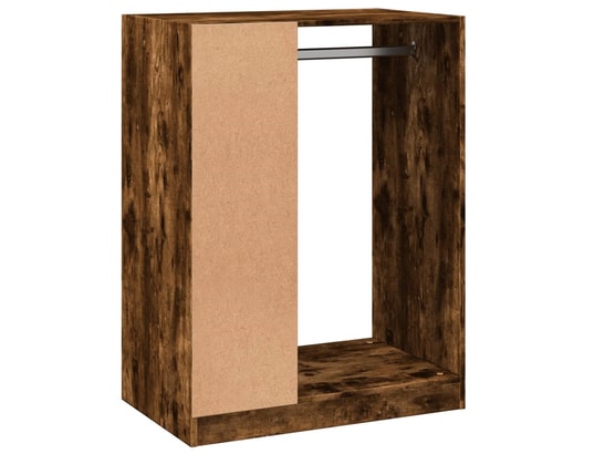 VIDAXL - Penderie Garde-robe chêne fumé 77x48x102 cm bois d'ingénierie
