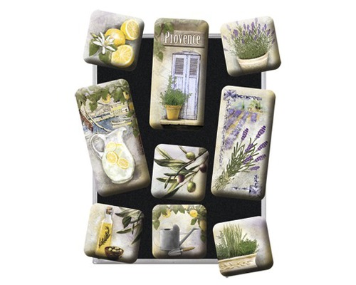 Decoratieve magneet Mediterrane set van 9