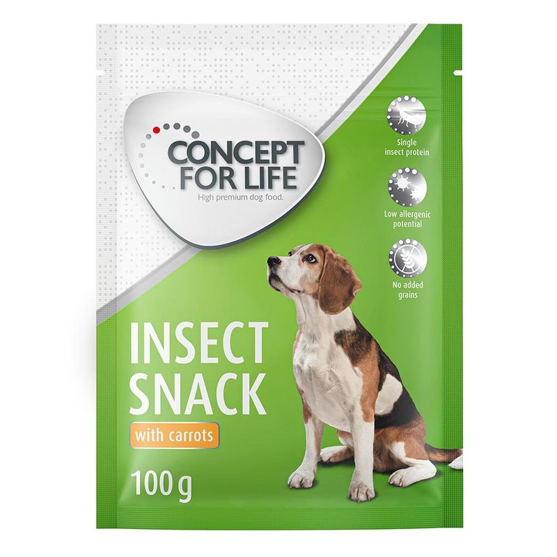 Friandises Concept for Life Insect Snack carottes pour chien
