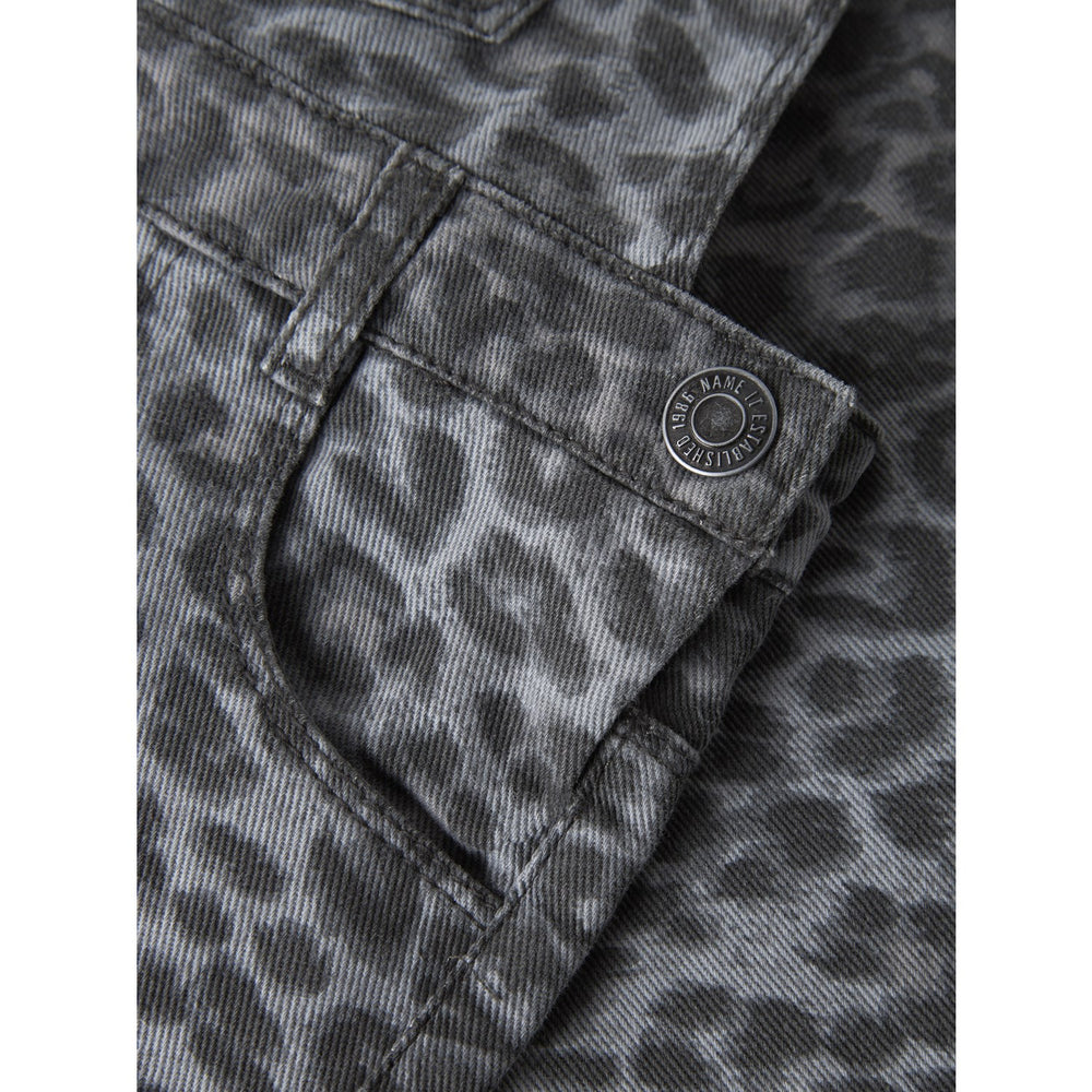 Køb Name It Night Owl Grey Leopard Nmfophelia Twi Spencer Kjole 4444-Td