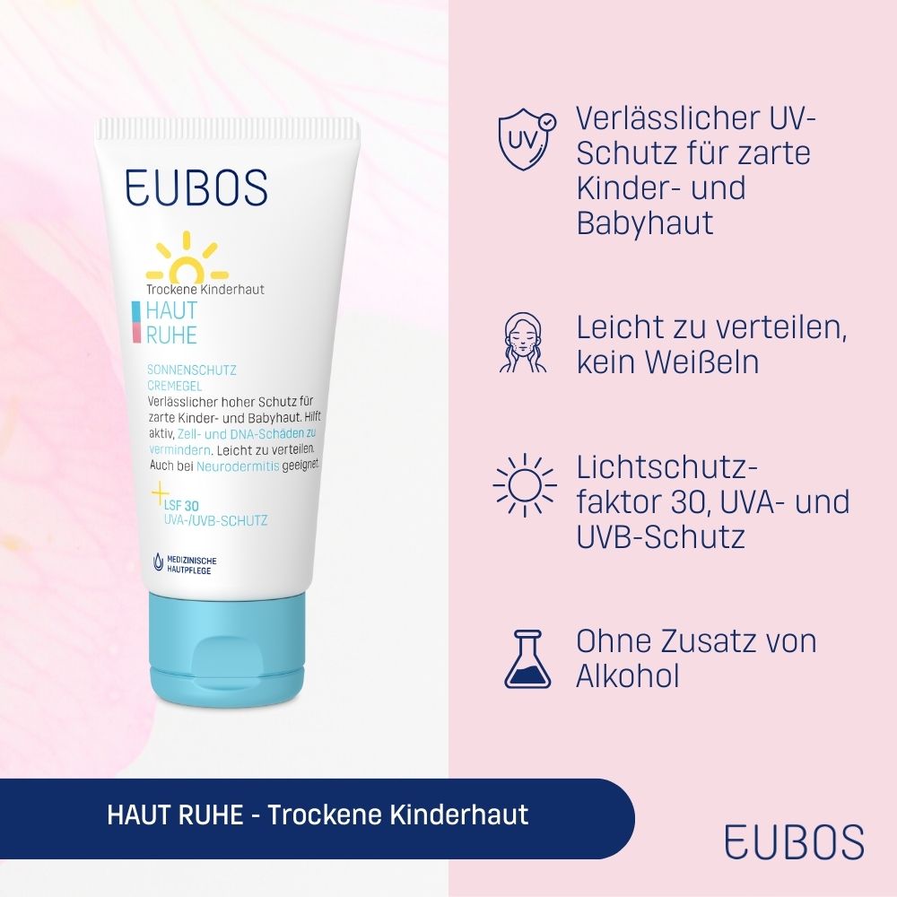 EUBOS® trockene Kinderhaut CremeGel LSF 30 + UVA