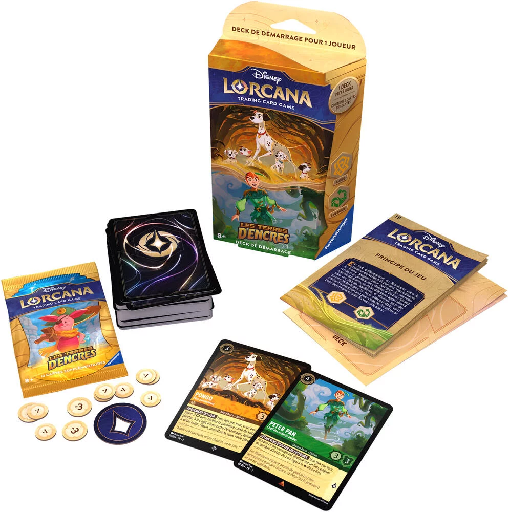 DISNEY LORCANA  SAISON 3 - STARTER AMBRE EMEURAUDE
