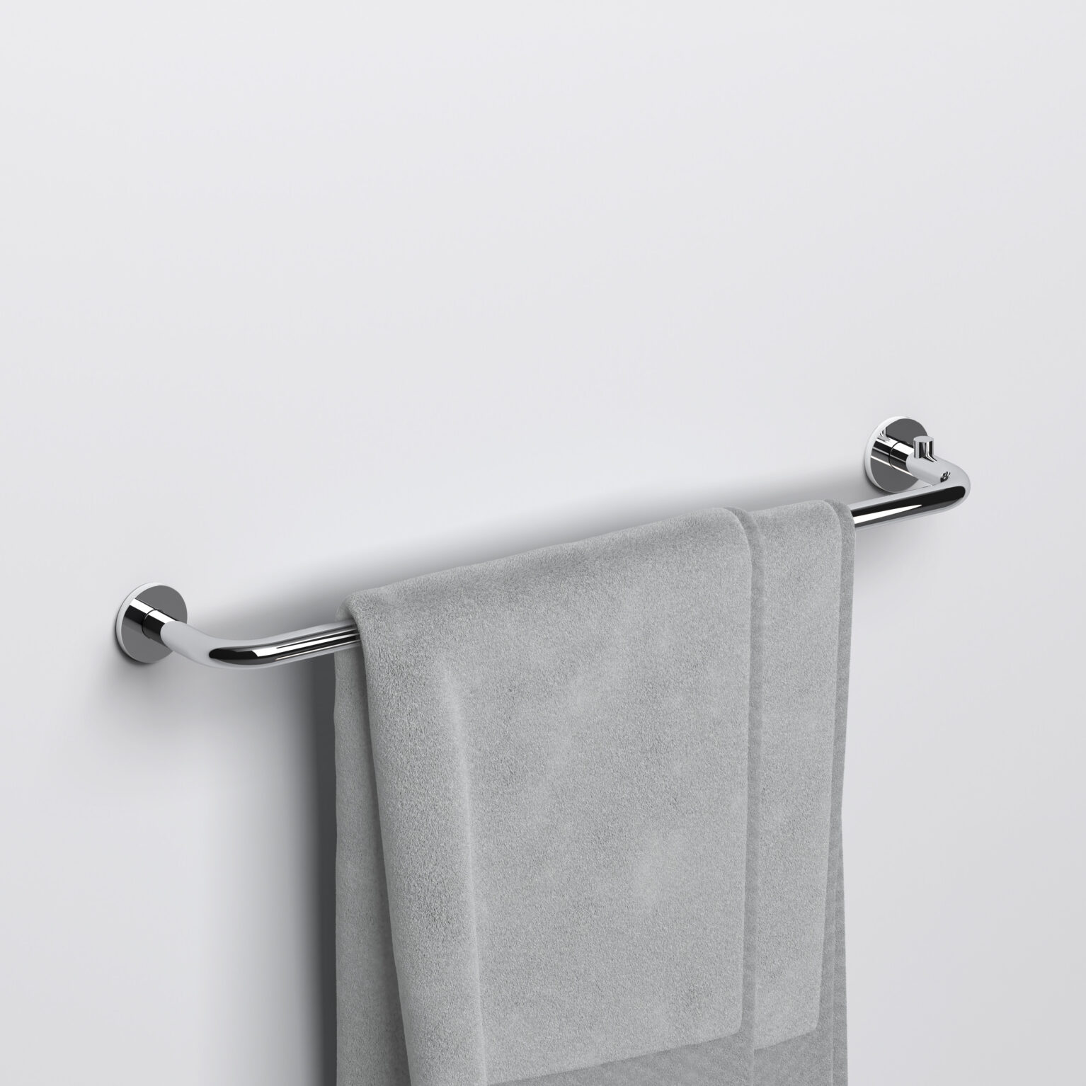 Clou Kaldur handdoekhouder 45cm chroom