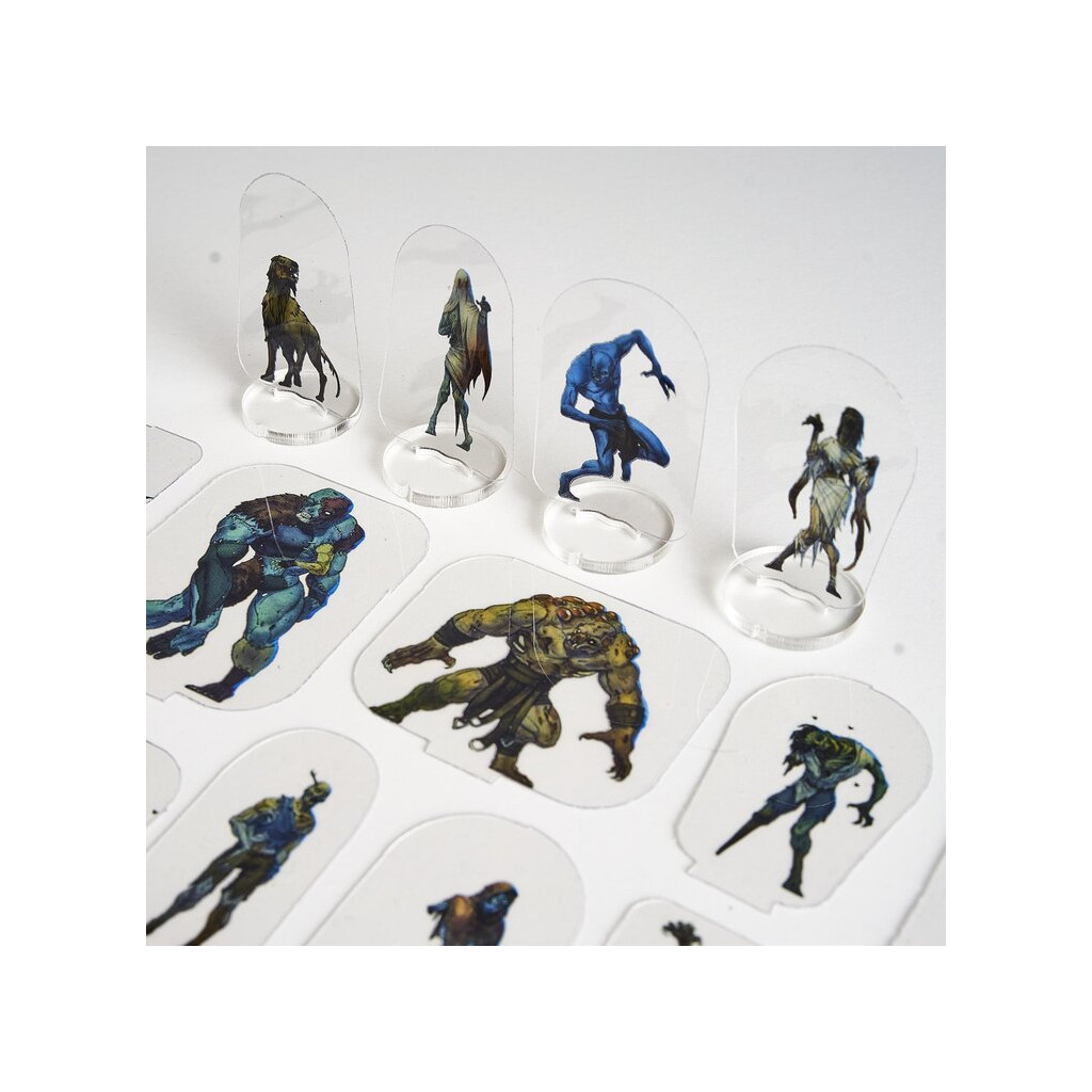 Flat Plastic Miniatures - Zombie Horde - 31 Pieces